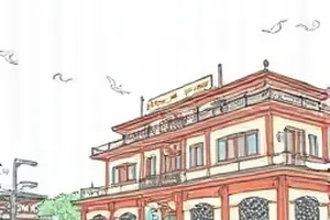 文言文实词推断答疑实录封面，泛黄书页与注释小字特写